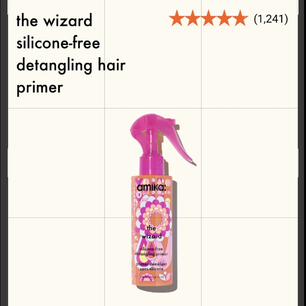 Amika The Wizard Detangling Primer - Pink and Orange - Picture 2 of 5